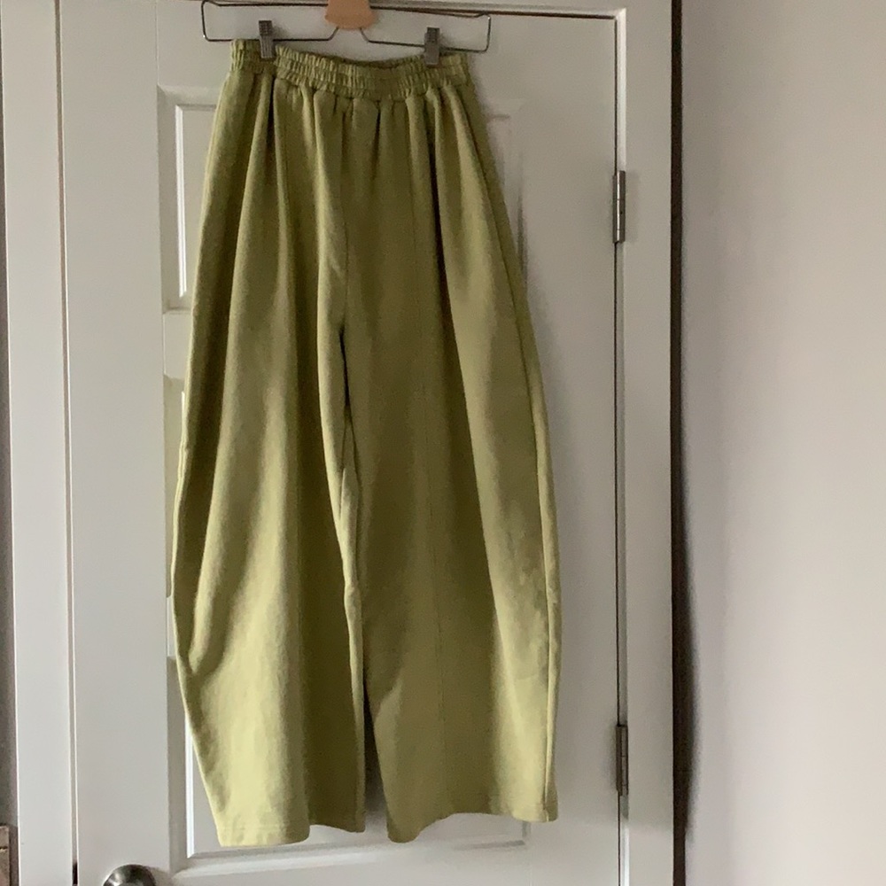 SOLD Ilana Kohn Terry Abe Pants Reed Green XS - Picture 3 of 7